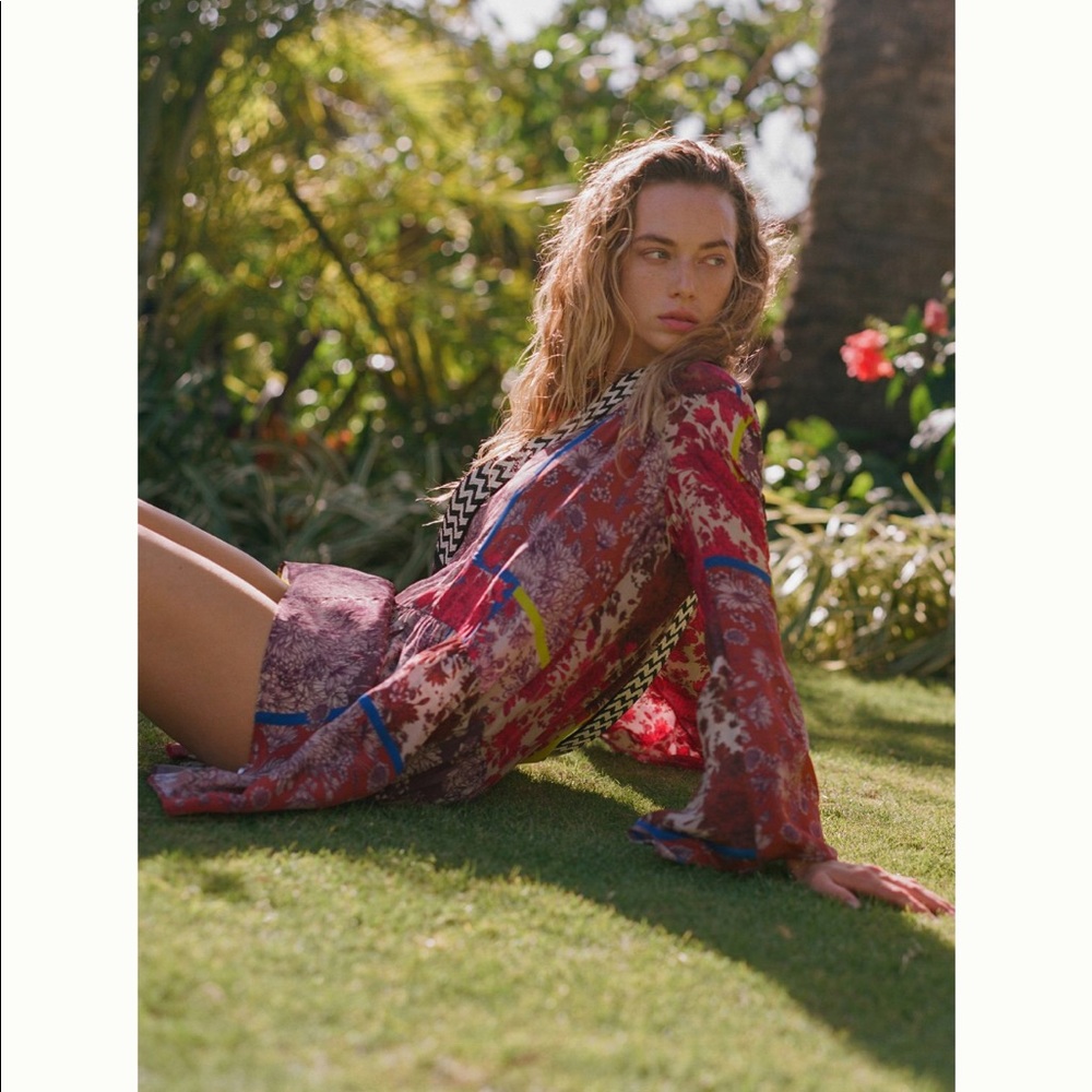 Anthropologie Arabella Patchwork Tunic